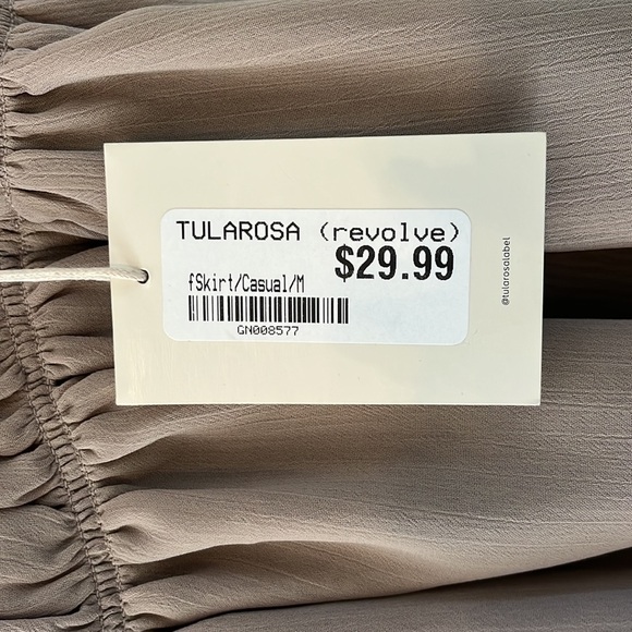 NEW NWT | Tularosa | Taupe Natalie Mini Skirt | size Medium - Picture 9 of 10